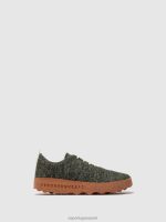 schoenen groene merinowol vrouwen Asportuguesas instapschoenen kamp 6JPTP120