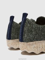 schoenen groente vrouwen Asportuguesas veterschoenen kamp 6JPTP99 - Afbeelding 5