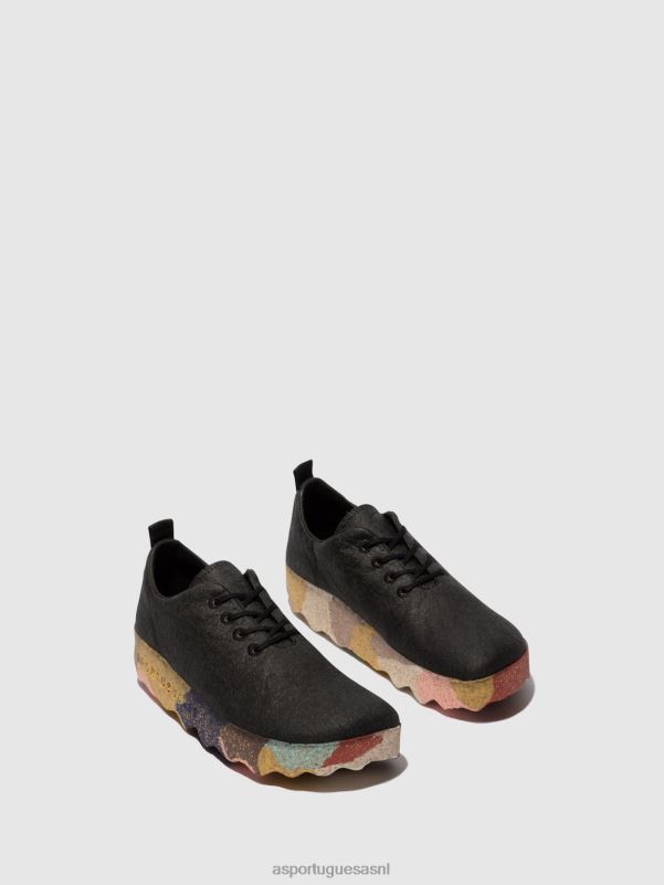 schoenen houtskool pinatex & veelkleurige zool vrouwen Asportuguesas instapschoenen kamp 6JPTP40 - Afbeelding 2