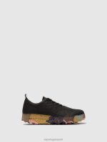 schoenen houtskool pinatex & veelkleurige zool vrouwen Asportuguesas instapschoenen kamp 6JPTP40