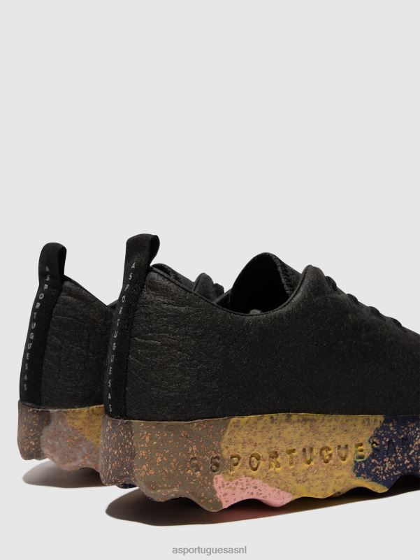 schoenen houtskool pinatex & veelkleurige zool vrouwen Asportuguesas instapschoenen kamp 6JPTP40 - Afbeelding 5