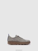 schoenen houtskool vrouwen Asportuguesas veterschoenen kamp 6JPTP84