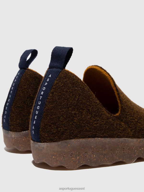 schoenen karamel vrouwen Asportuguesas schoenen met ronde neus stad 6JPTP31 - Afbeelding 5