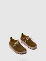 schoenen karamel vrouwen Asportuguesas veterschoenen chatten 6JPTP78 - Afbeelding 2