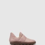 schoenen lila vrouwen Asportuguesas schoenen met ronde neus crus 6JPTP117