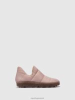 schoenen lila vrouwen Asportuguesas schoenen met ronde neus crus 6JPTP117