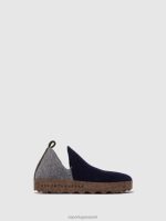 schoenen marine/beton vrouwen Asportuguesas schoenen met ronde neus stad 6JPTP98