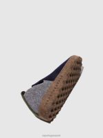 schoenen marine/beton vrouwen Asportuguesas schoenen met ronde neus stad 6JPTP98 - Afbeelding 4