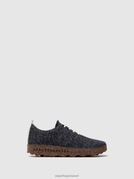 schoenen marine merinowol vrouwen Asportuguesas instapschoenen kamp 6JPTP119