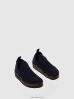 schoenen marine vrouwen Asportuguesas schoenen met ronde neus stad 6JPTP45 - Afbeelding 2