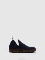 schoenen marine vrouwen Asportuguesas schoenen met ronde neus stad 6JPTP45