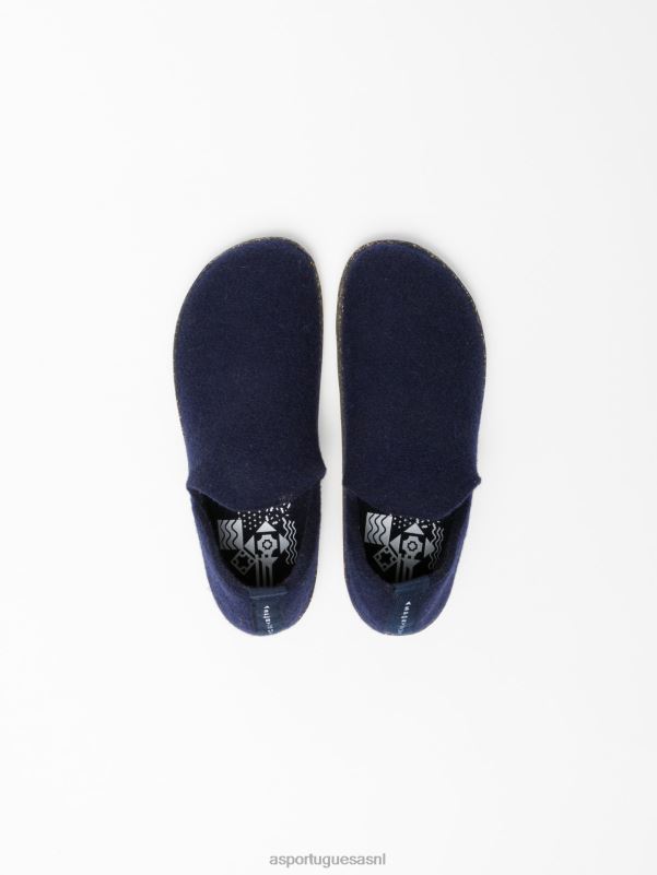 schoenen marine vrouwen Asportuguesas schoenen met ronde neus stad 6JPTP45 - Afbeelding 4