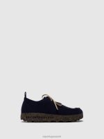 schoenen marine vrouwen Asportuguesas veterschoenen chatten 6JPTP63