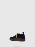 schoenen marine vrouwen Asportuguesas veterschoenen chatten 6JPTP63 - Afbeelding 3