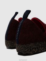 schoenen merlot vrouwen Asportuguesas instapschoenen stad 6JPTP42 - Afbeelding 4