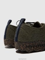 schoenen militair groen Heren Asportuguesas veterschoenen chatten 6JPTP193 - Afbeelding 3