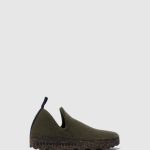 schoenen militair groen vrouwen Asportuguesas schoenen met ronde neus stad 6JPTP37
