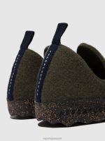 schoenen militair groen vrouwen Asportuguesas schoenen met ronde neus stad 6JPTP37 - Afbeelding 4