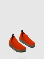 schoenen oranje vrouwen Asportuguesas instapschoenen stad 6JPTP80 - Afbeelding 2