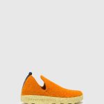 schoenen oranje vrouwen Asportuguesas schoenen met ronde neus stad 6JPTP111