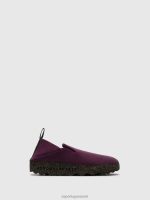 schoenen paars vrouwen Asportuguesas ronde neus schoenen crew 6JPTP68