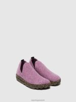schoenen paars vrouwen Asportuguesas schoenen met ronde neus stad 6JPTP100 - Afbeelding 2