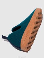 schoenen Pauw blauw vrouwen Asportuguesas schoenen met ronde neus stad 6JPTP34 - Afbeelding 3