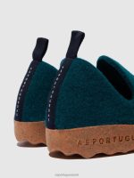 schoenen Pauw blauw vrouwen Asportuguesas schoenen met ronde neus stad 6JPTP34 - Afbeelding 4