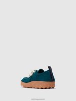 schoenen Pauw blauw vrouwen Asportuguesas veterschoenen chatten 6JPTP74 - Afbeelding 3