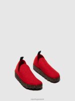 schoenen rood vrouwen Asportuguesas instapschoenen stad 6JPTP43 - Afbeelding 2