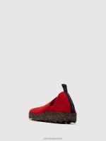 schoenen rood vrouwen Asportuguesas instapschoenen stad 6JPTP43 - Afbeelding 3
