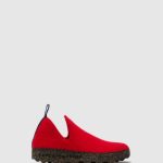schoenen rood vrouwen Asportuguesas schoenen met ronde neus stad 6JPTP55