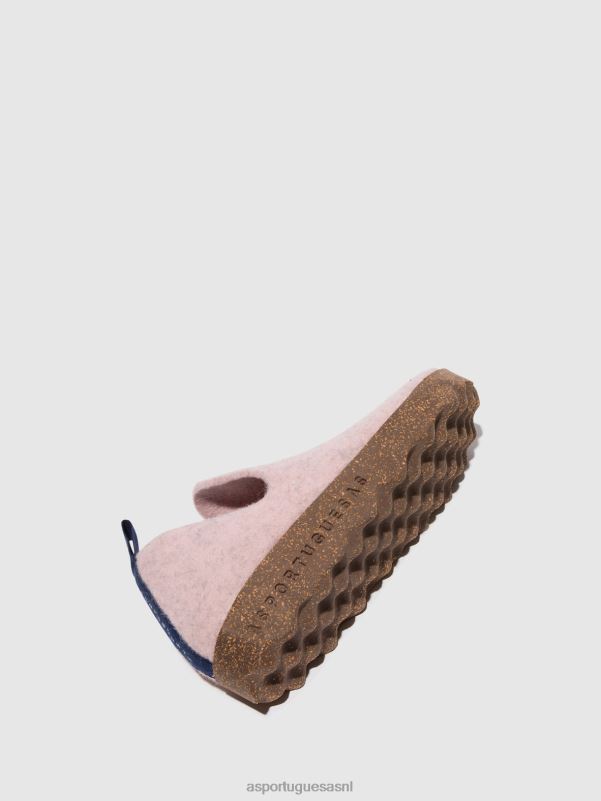 schoenen roze vrouwen Asportuguesas schoenen met ronde neus stad 6JPTP102 - Afbeelding 4