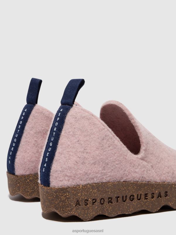 schoenen roze vrouwen Asportuguesas schoenen met ronde neus stad 6JPTP102 - Afbeelding 5