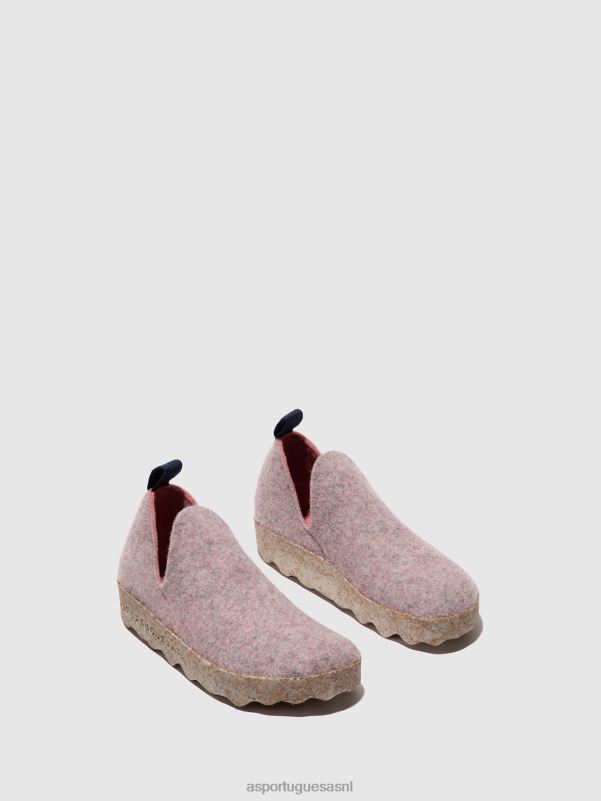 schoenen stoffige roos vrouwen Asportuguesas schoenen met ronde neus stad 6JPTP76 - Afbeelding 2