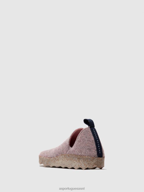 schoenen stoffige roos vrouwen Asportuguesas schoenen met ronde neus stad 6JPTP76 - Afbeelding 3