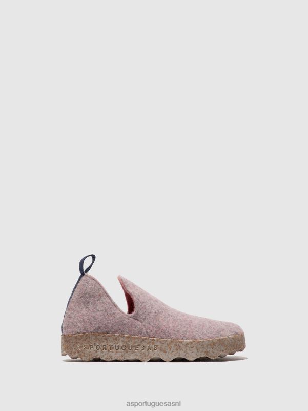 schoenen stoffige roos vrouwen Asportuguesas schoenen met ronde neus stad 6JPTP76 - Afbeelding 1