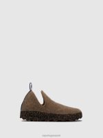 schoenen taupe vrouwen Asportuguesas instapschoenen stad 6JPTP41