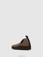 schoenen taupe vrouwen Asportuguesas instapschoenen stad 6JPTP41 - Afbeelding 3