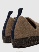 schoenen taupe vrouwen Asportuguesas instapschoenen stad 6JPTP41 - Afbeelding 4