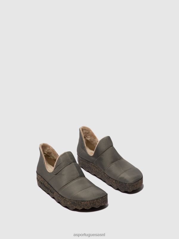 schoenen taupe vrouwen Asportuguesas schoenen met ronde neus crus 6JPTP95 - Afbeelding 2