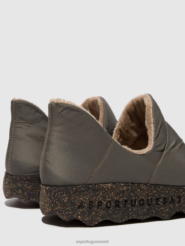 schoenen taupe vrouwen Asportuguesas schoenen met ronde neus crus 6JPTP95 - Afbeelding 5