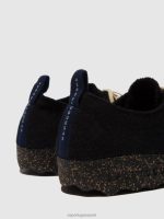 schoenen zwart Heren Asportuguesas schoenen met ronde neus chatten 6JPTP196 - Afbeelding 5