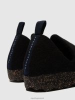 schoenen zwart vrouwen Asportuguesas instapschoenen stad 6JPTP30 - Afbeelding 6