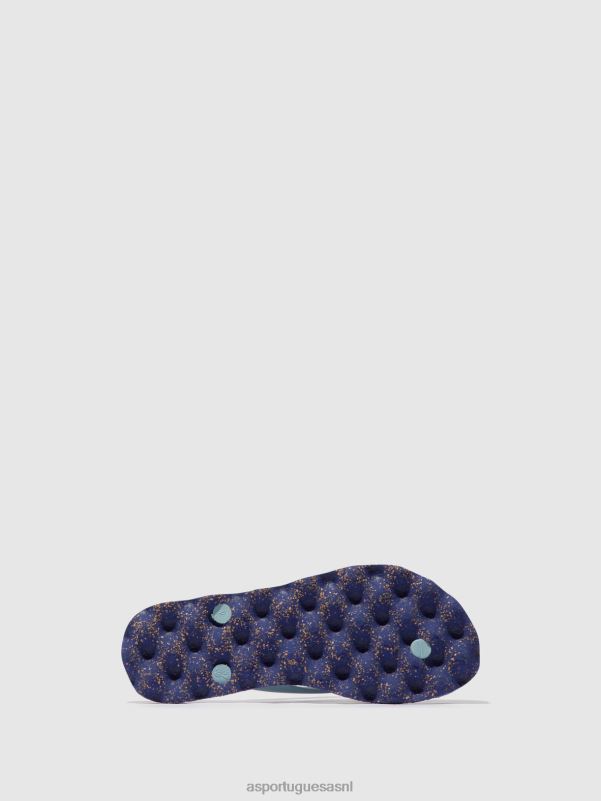 slippers blauwe en wolkenband Heren Asportuguesas basis voor strandslippers 6JPTP180 - Afbeelding 3
