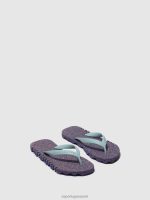 slippers blauwe en wolkenband Heren Asportuguesas strand slippers hobbelig 6JPTP181