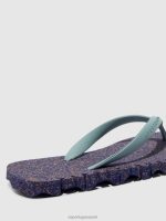 slippers blauwe en wolkenband Heren Asportuguesas strand slippers hobbelig 6JPTP181 - Afbeelding 4