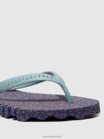 slippers blauwe en wolkenband Heren Asportuguesas strand slippers hobbelig 6JPTP181 - Afbeelding 5