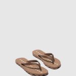 slippers bruine en bruine band Heren Asportuguesas basis voor strandslippers 6JPTP170