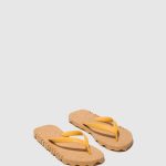 slippers gele en gele band vrouwen Asportuguesas strand slippers hobbelig 6JPTP1